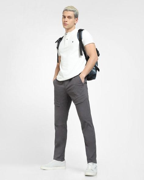 cargo joggers pants with flap pockets