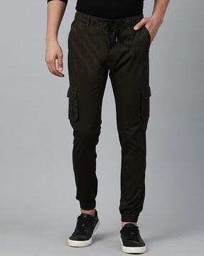 cargo joggers with drawstring waist