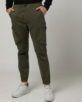 cargo joggers with key chain loop