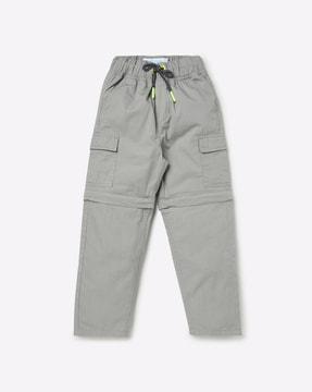 cargo pants with drawstring waist