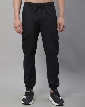 cargo pants with drawstring waist