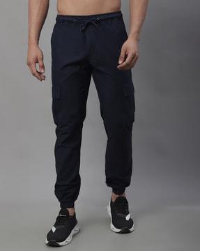 cargo pants with drawstring waist