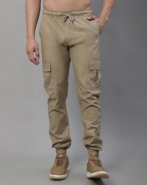 cargo pants with drawstring waist