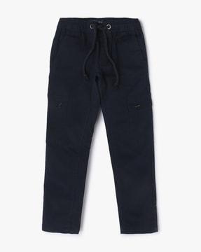 cargo pants with drawstring waist