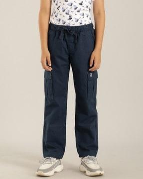 cargo pants with drawstring waist