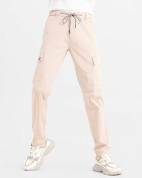 cargo pants with drawstring wasit