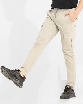 cargo pants with drawstring wasit