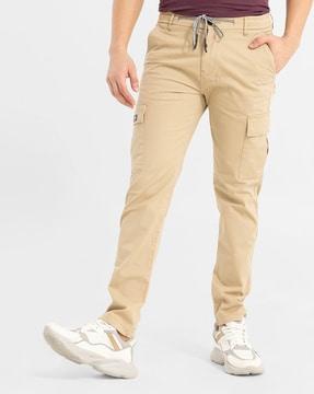 cargo pants with drawstring wasit