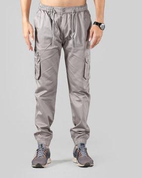 cargo pants with elasticated waist