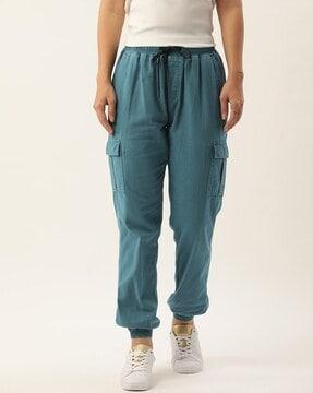 cargo pants with elasticated waist