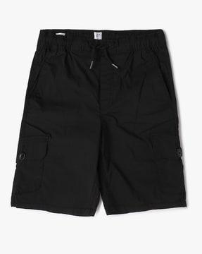 cargo shorts with drawstring waist