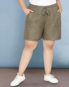 cargo shorts with drawstring