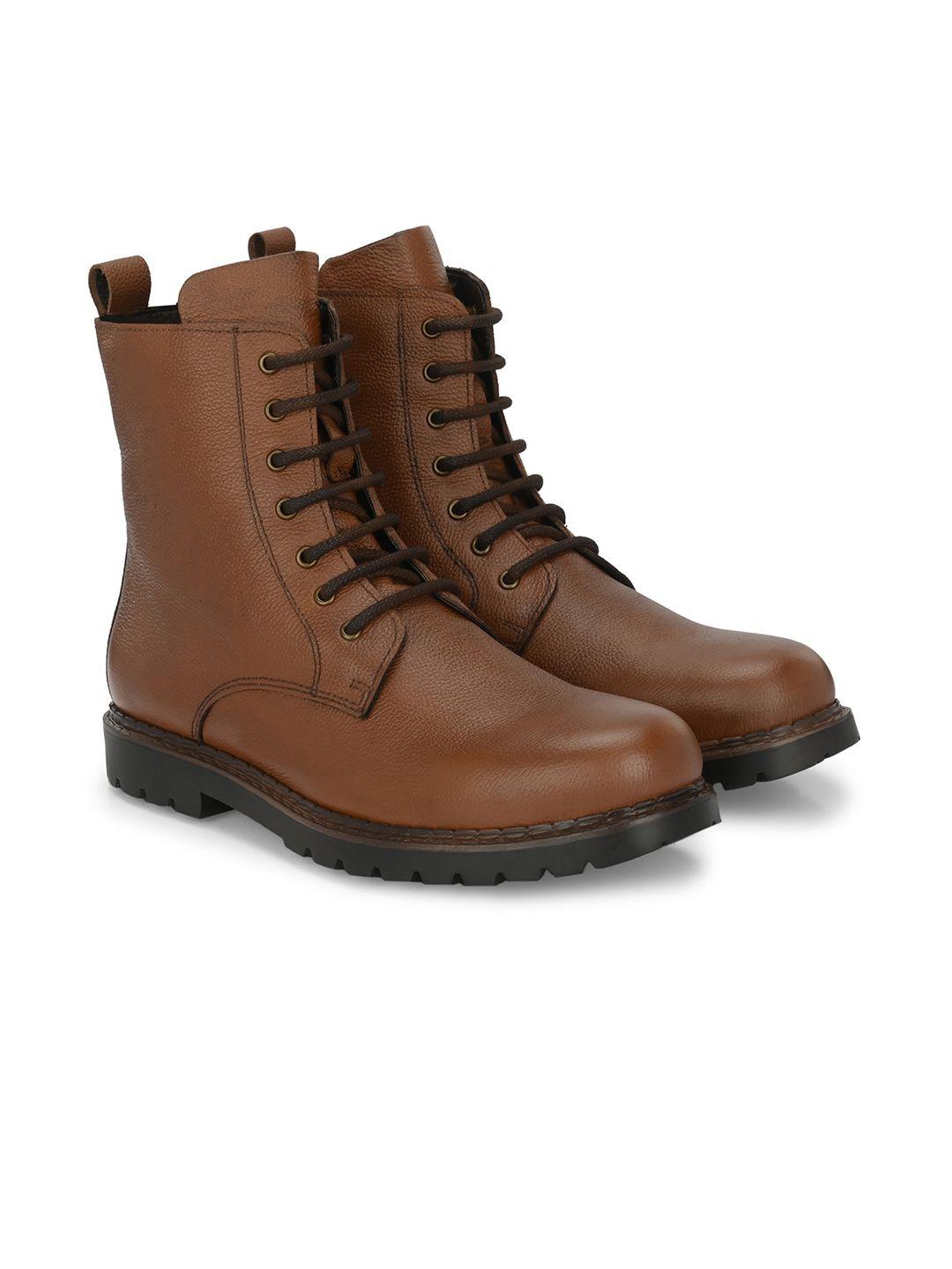 carlo romano men mid top leather regular boots