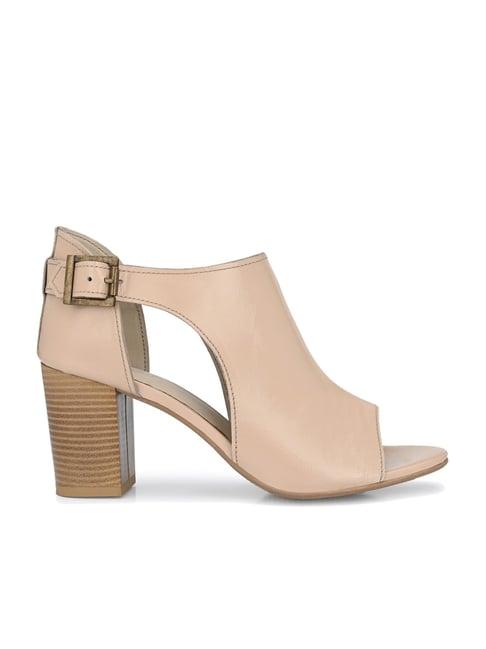 carlo romano women's blush pink back strap sandals