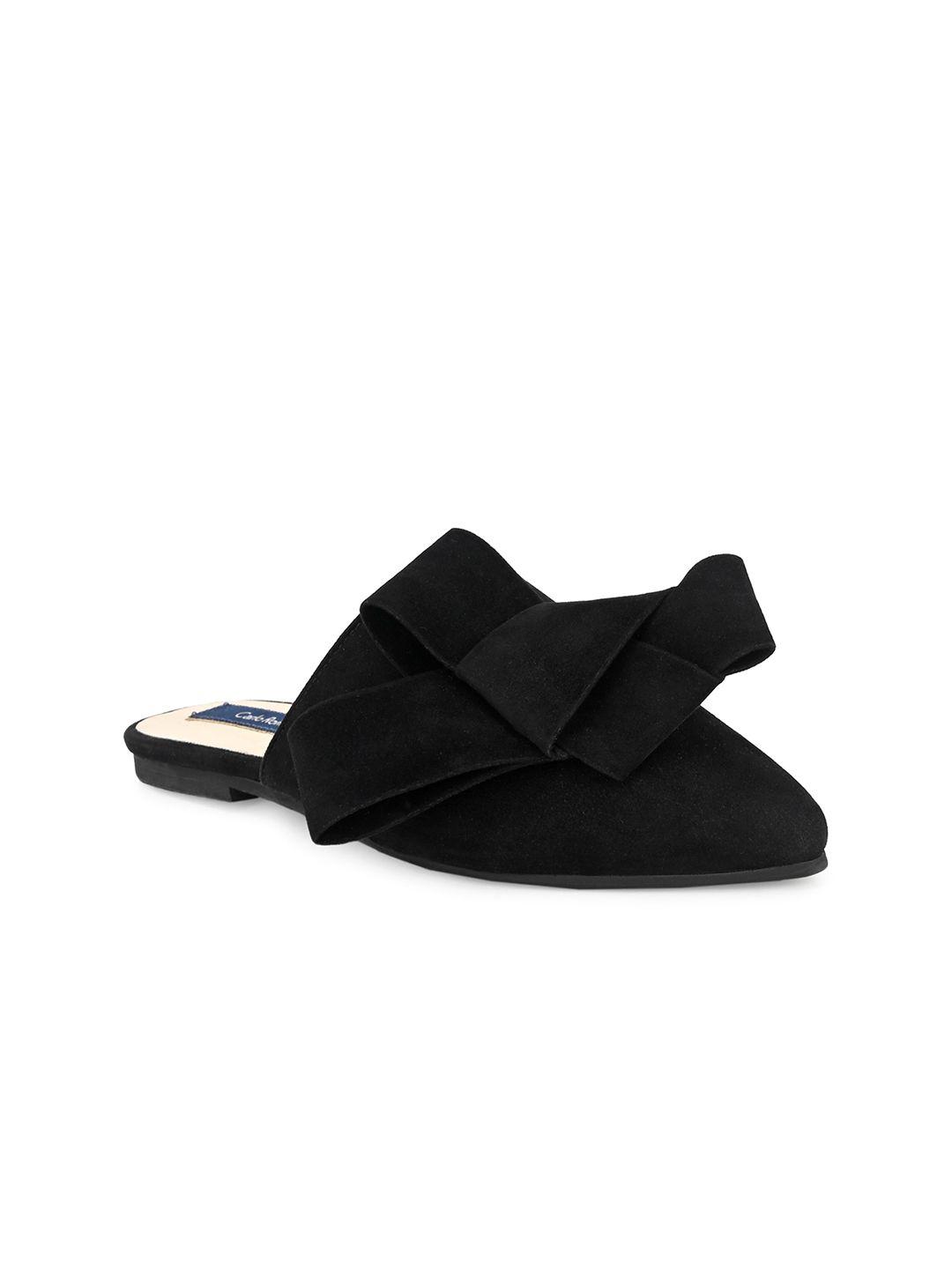 carlo romano women mules with bows flats