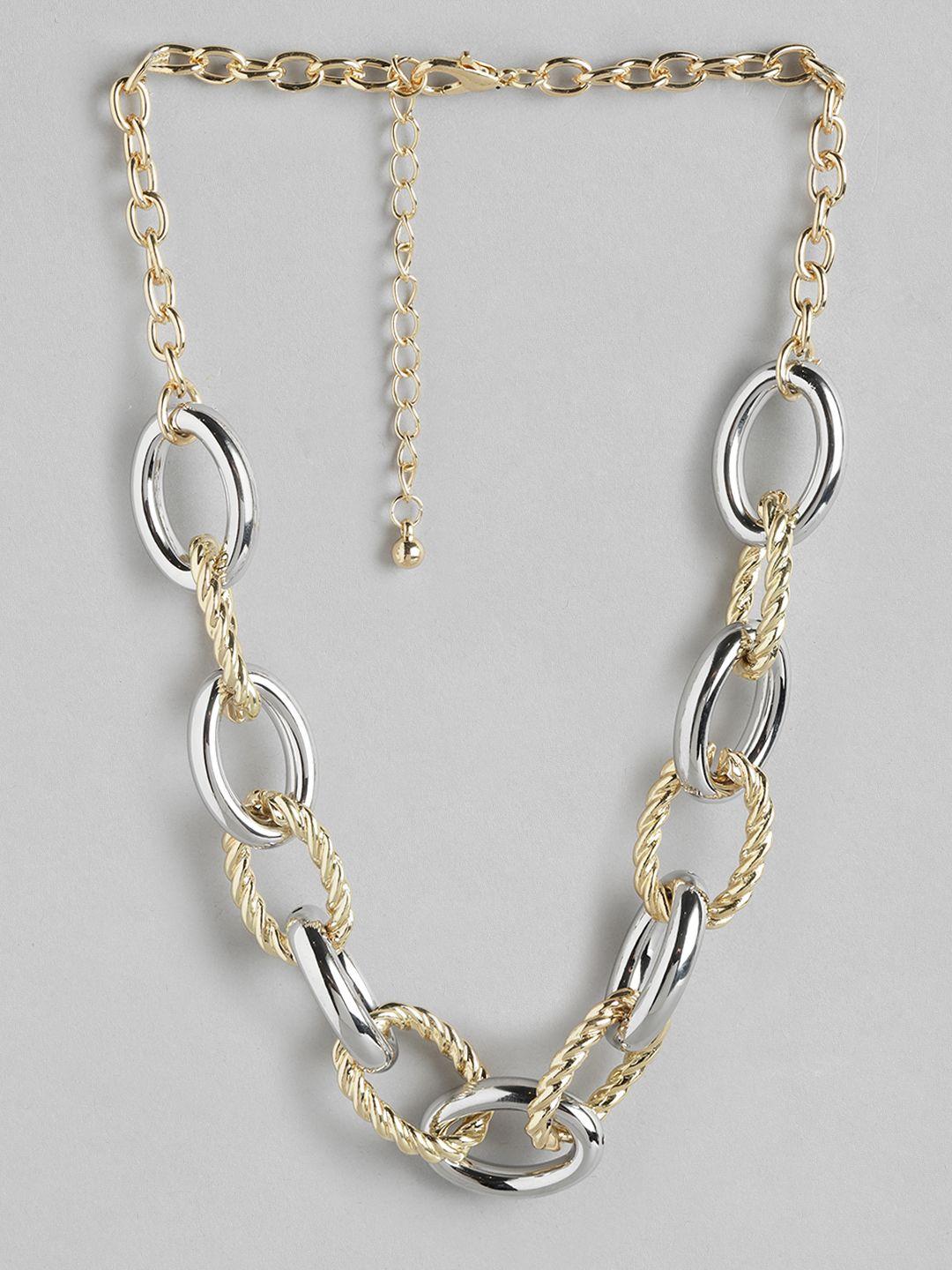 carlton london metal statement necklace