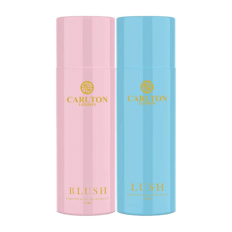 carlton london perfume lush + blush deodorant combo for women