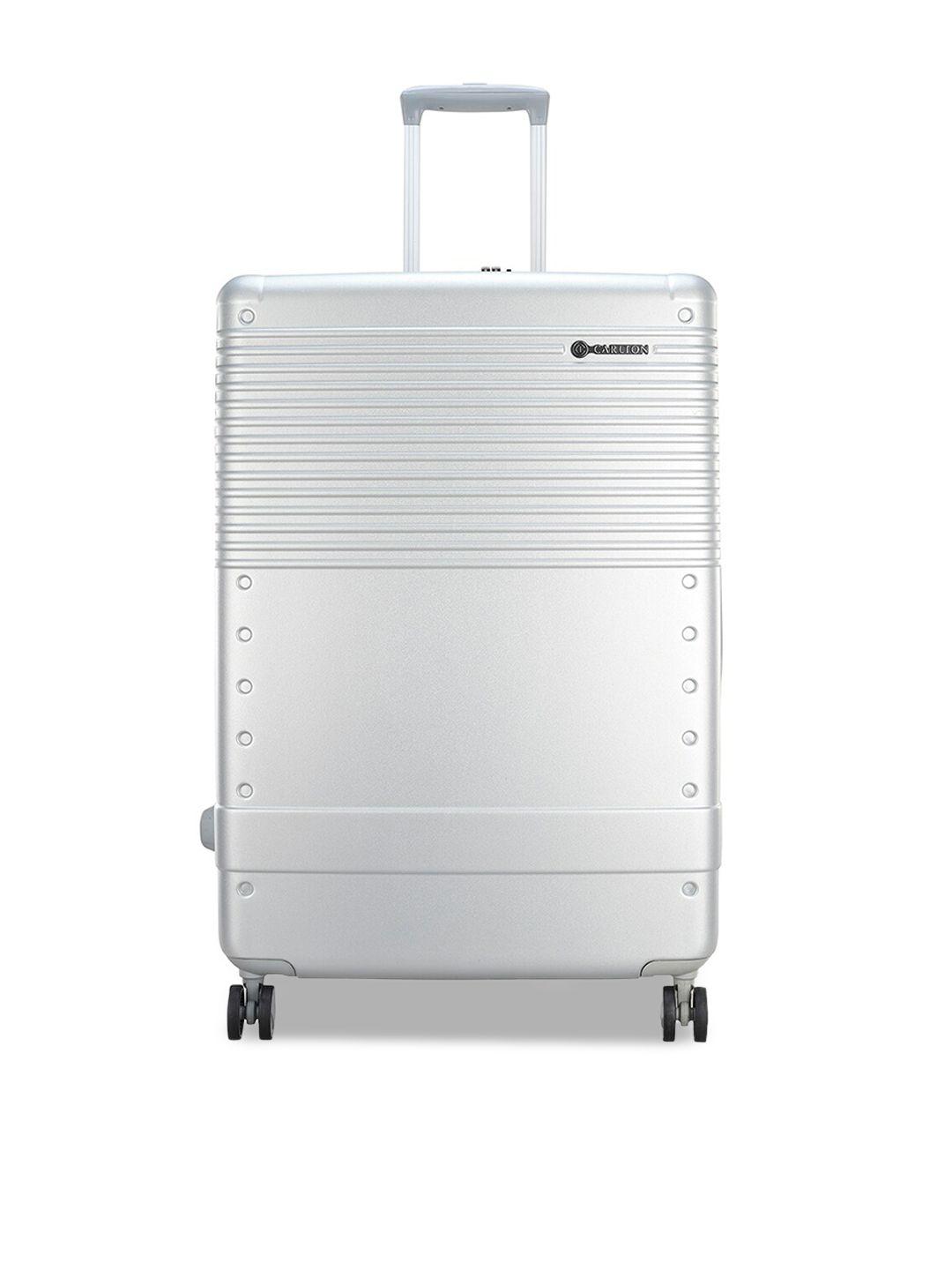 carlton hard-sided large trolley suitcase