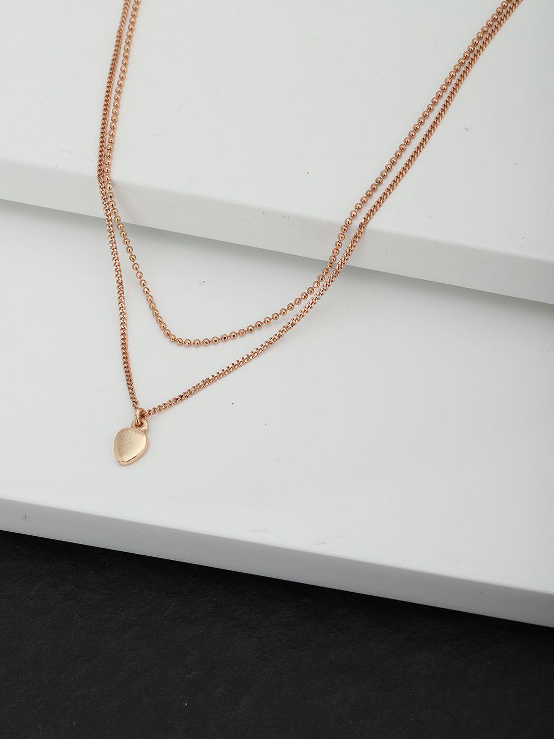 carlton london gold-plated layered necklace