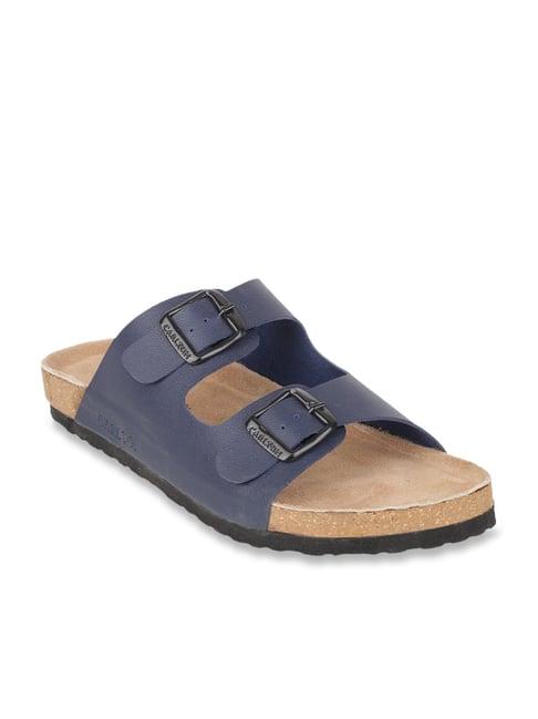 carlton london men's navy casual sandals