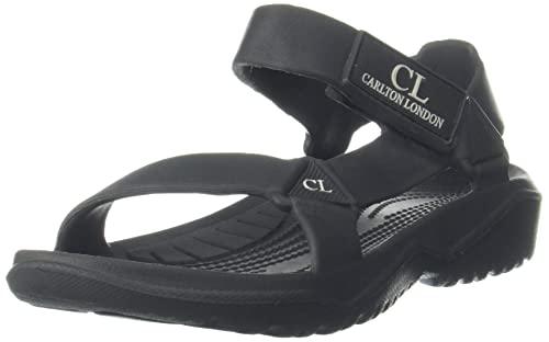 carlton london men's sandal, d.grey, 8