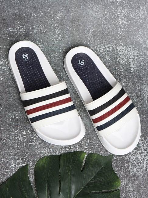 carlton london men's white slides