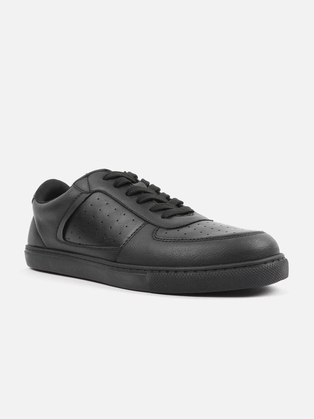 carlton london men black lightweight sneakers