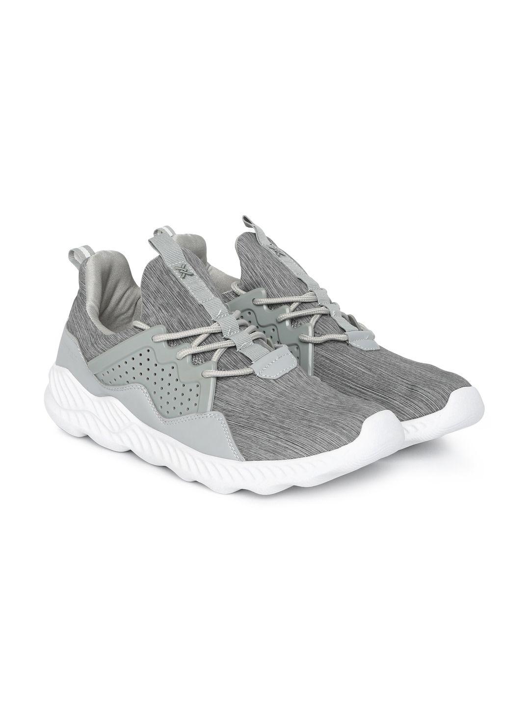 carlton london men grey solid sneakers