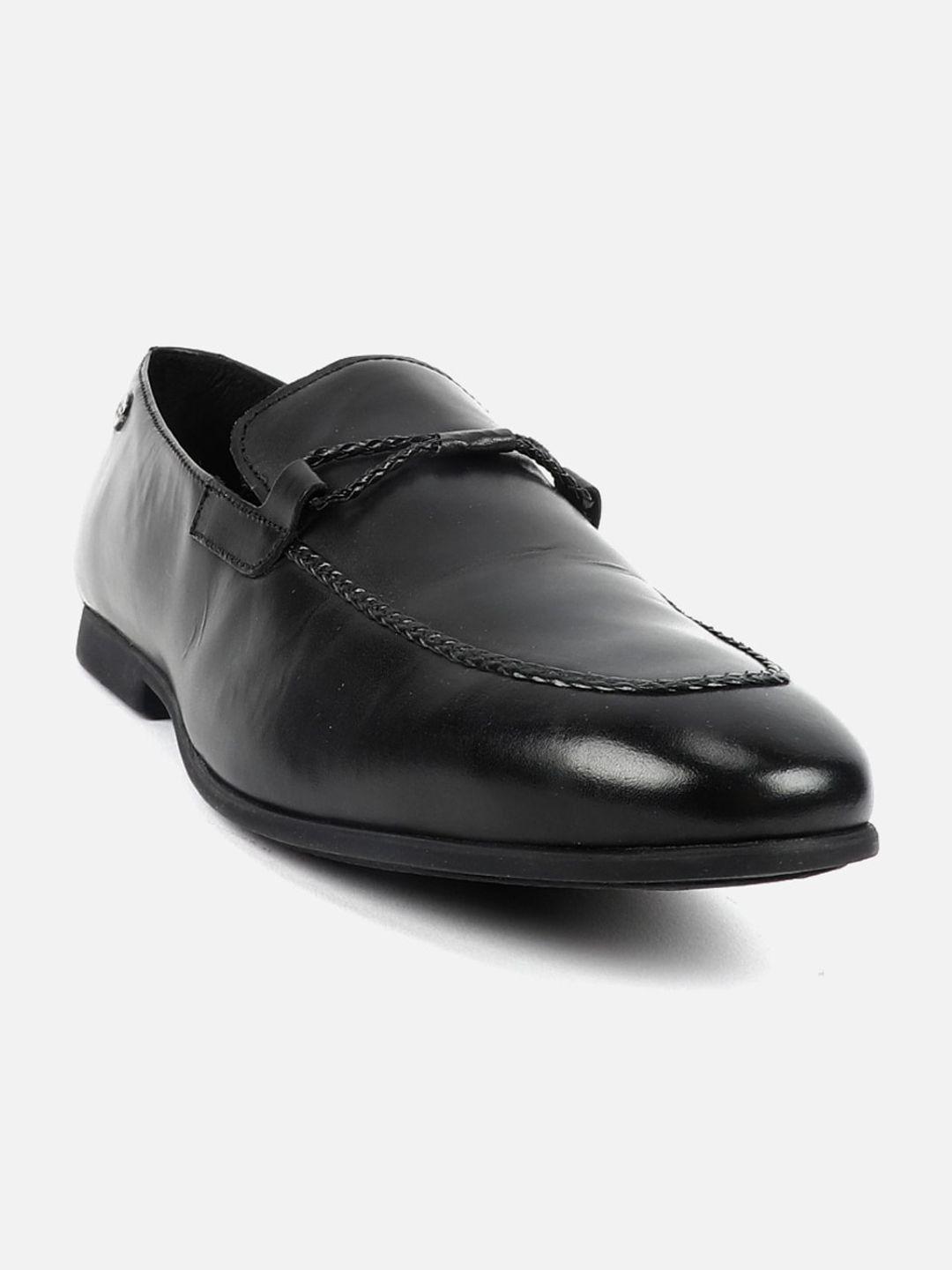 carlton london men leather formal horsebit loafers
