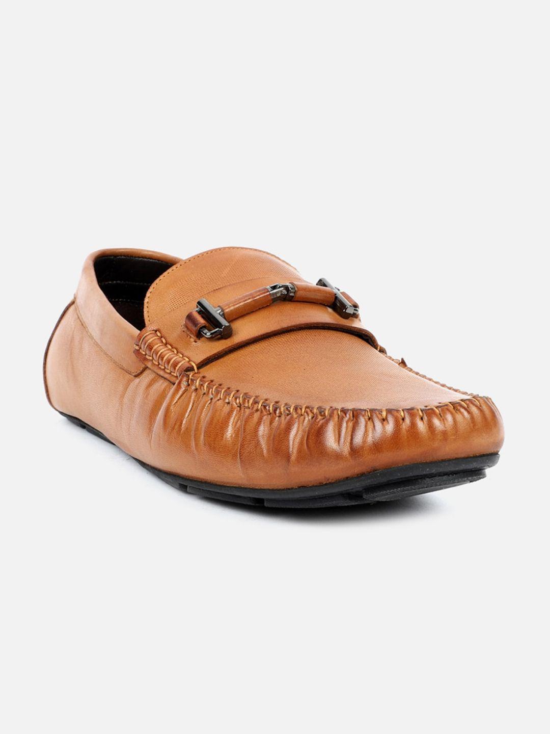 carlton london men leather horsebit driving shoes