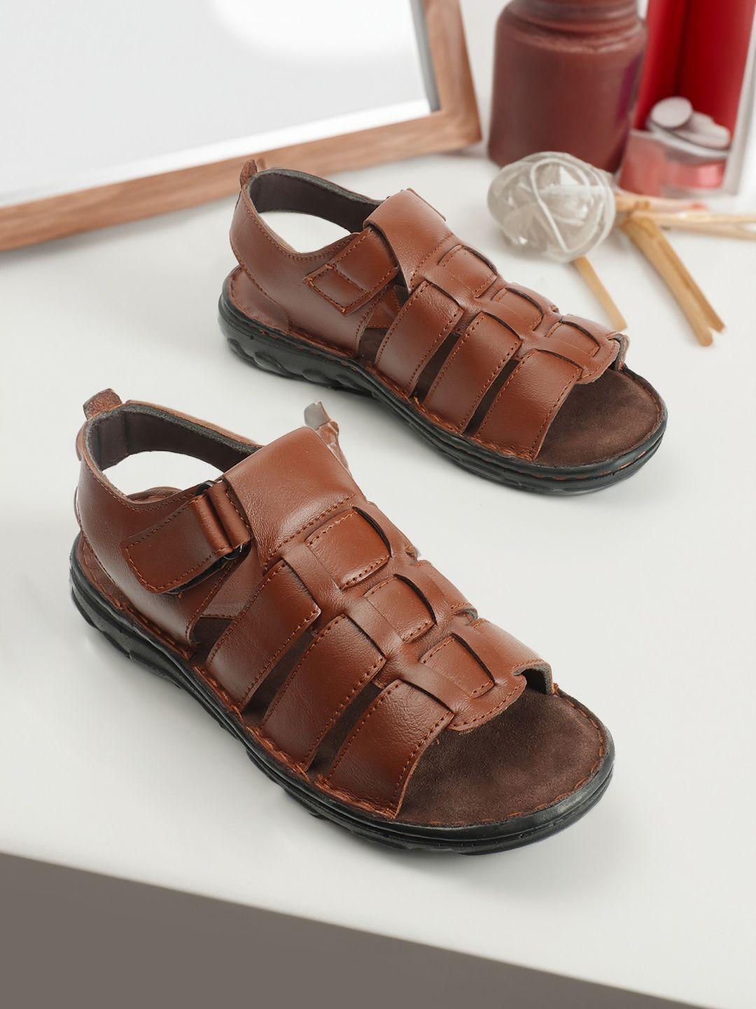 carlton london men perforated comfort sandals