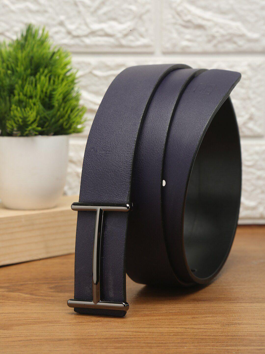 carlton london men purple leather belt