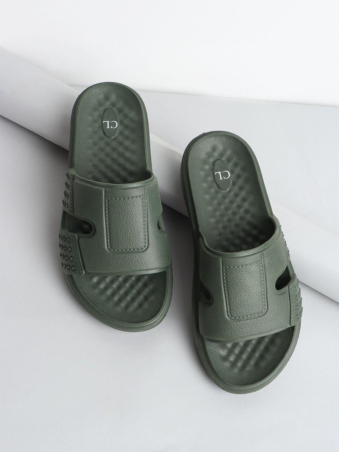 carlton london men rubber sliders