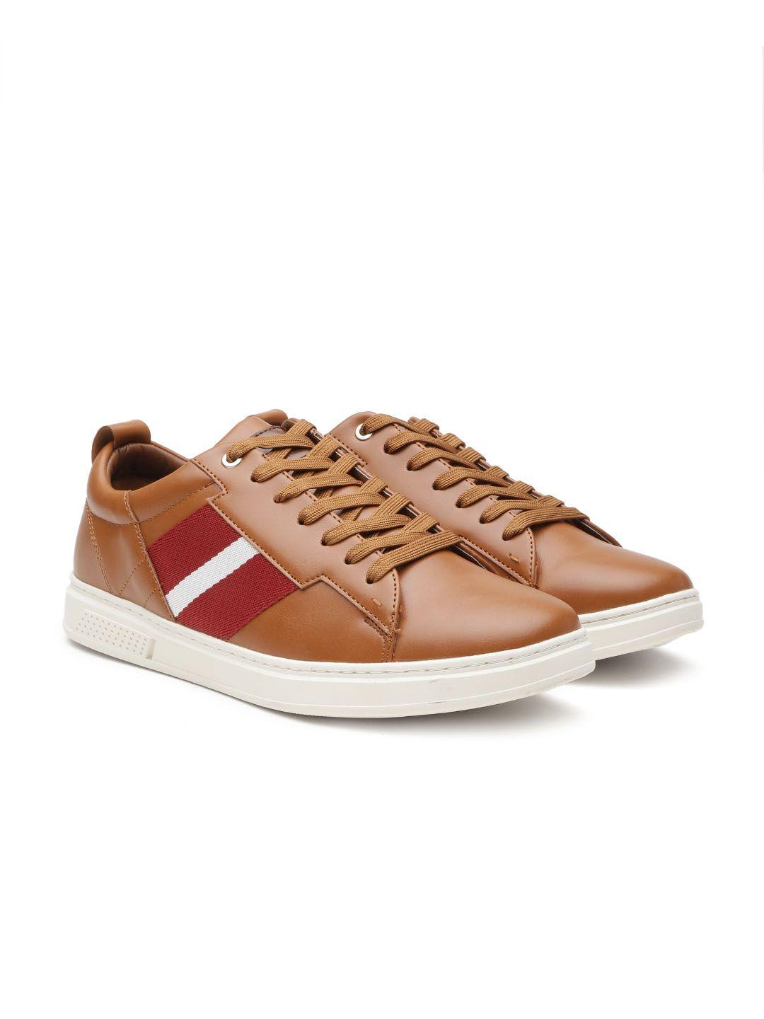 carlton london men tan brown sneakers