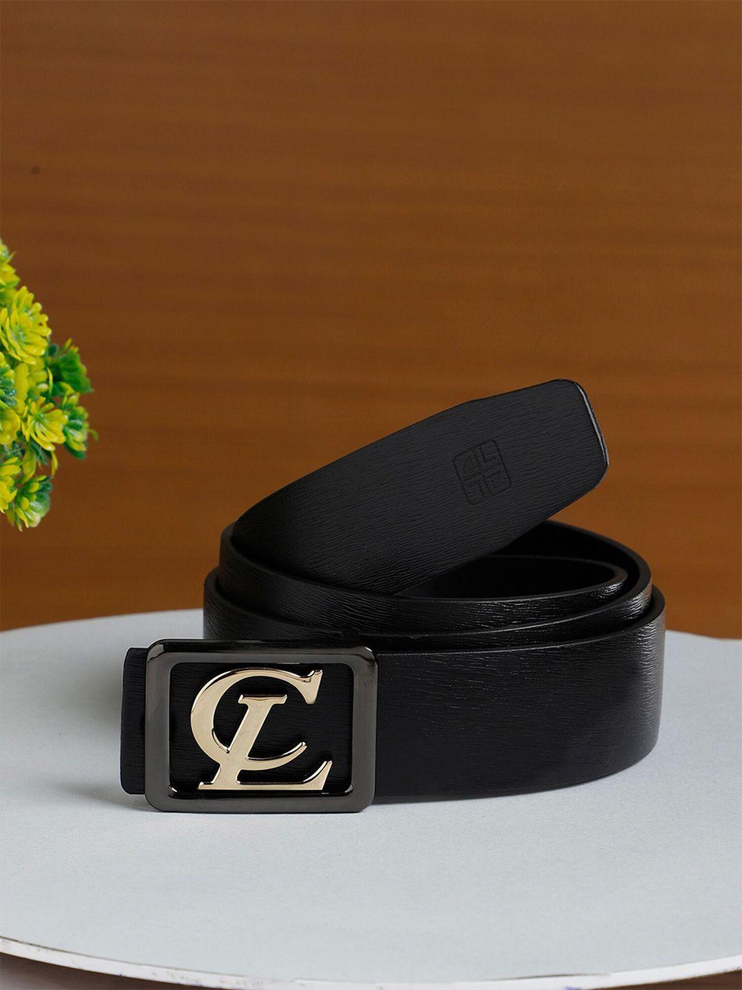 carlton london men textured leather belt