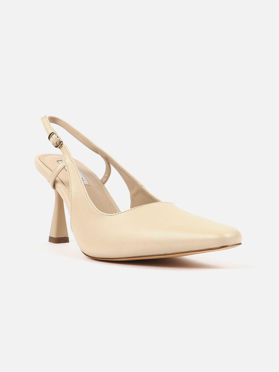 carlton london sling back slim heel pumps