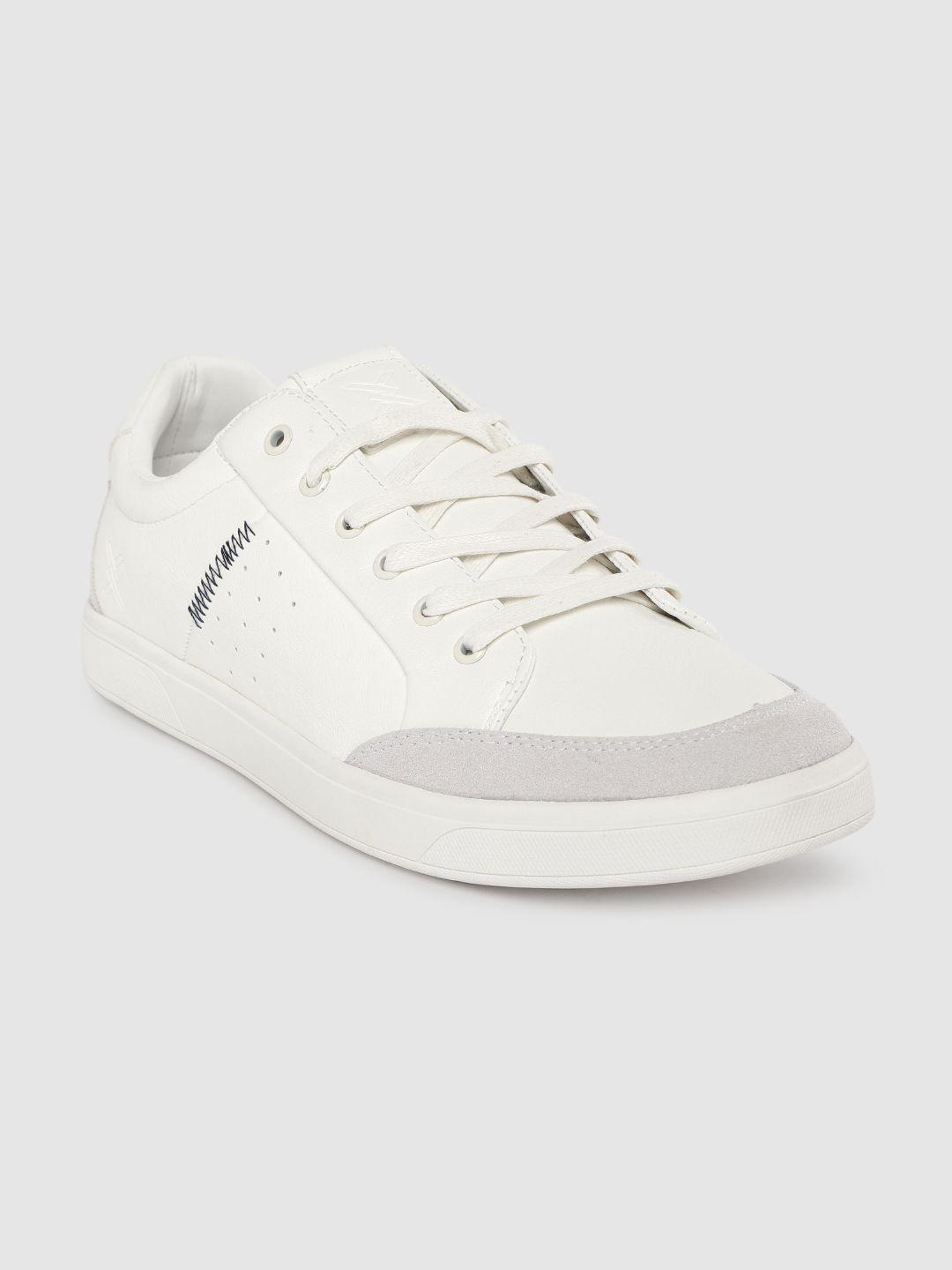 carlton london sports men white sneakers