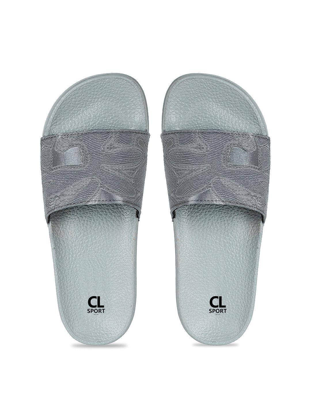 carlton london sports women grey self design sliders