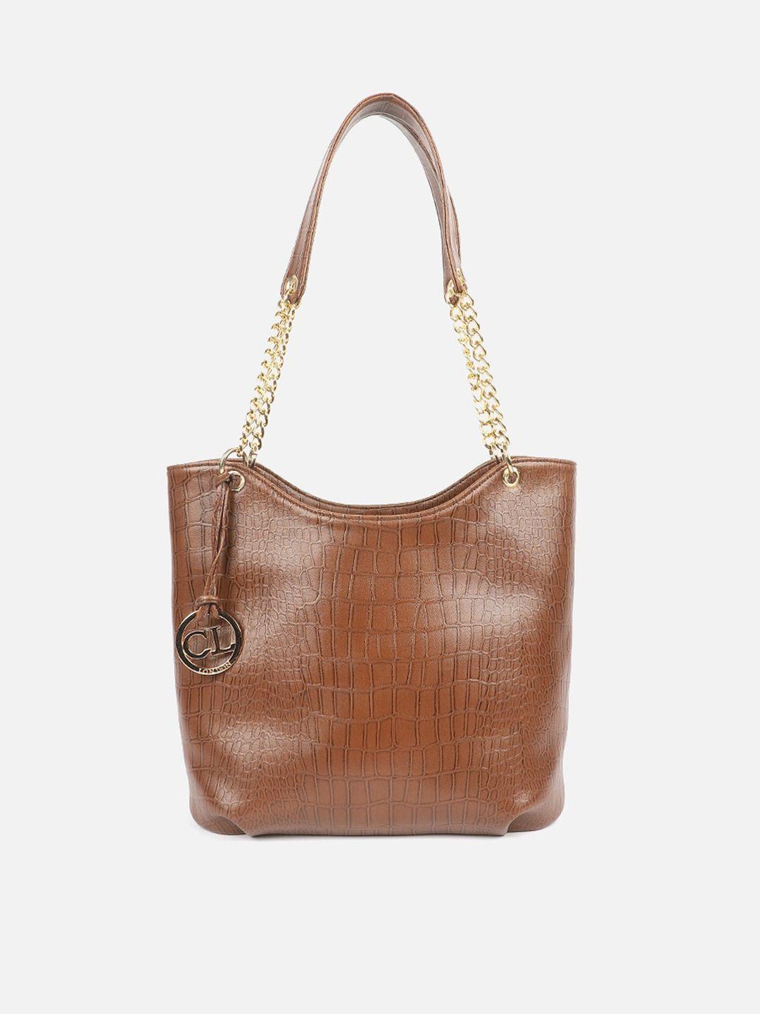 carlton london textured structured shoulder bag