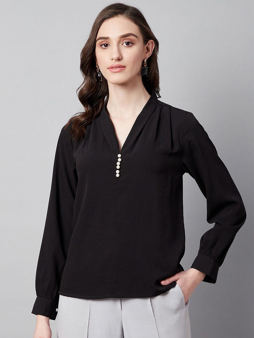 carlton london v-neck top