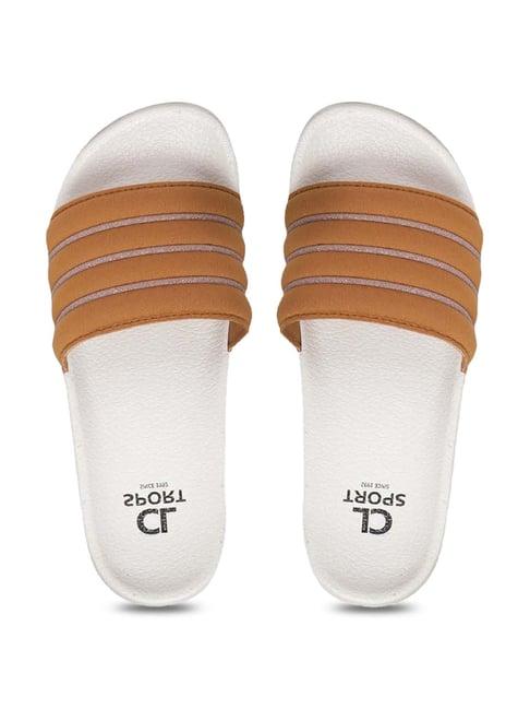 carlton london women's tan slides