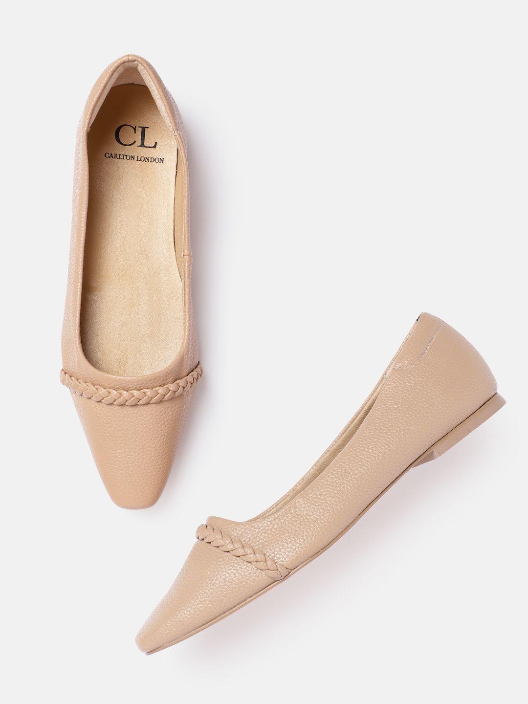 carlton london women ballerinas with braided detail