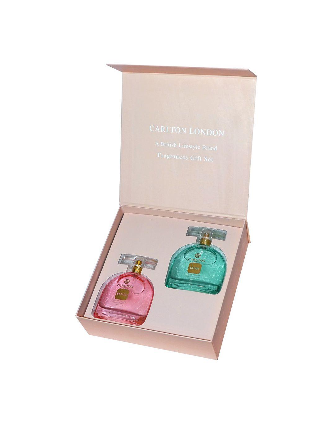 carlton london women gift set of 2 blush & lush edp 200ml