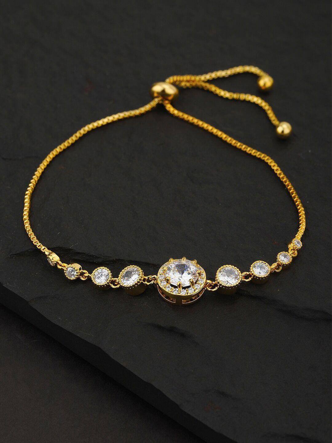 carlton london women gold plated bracelet