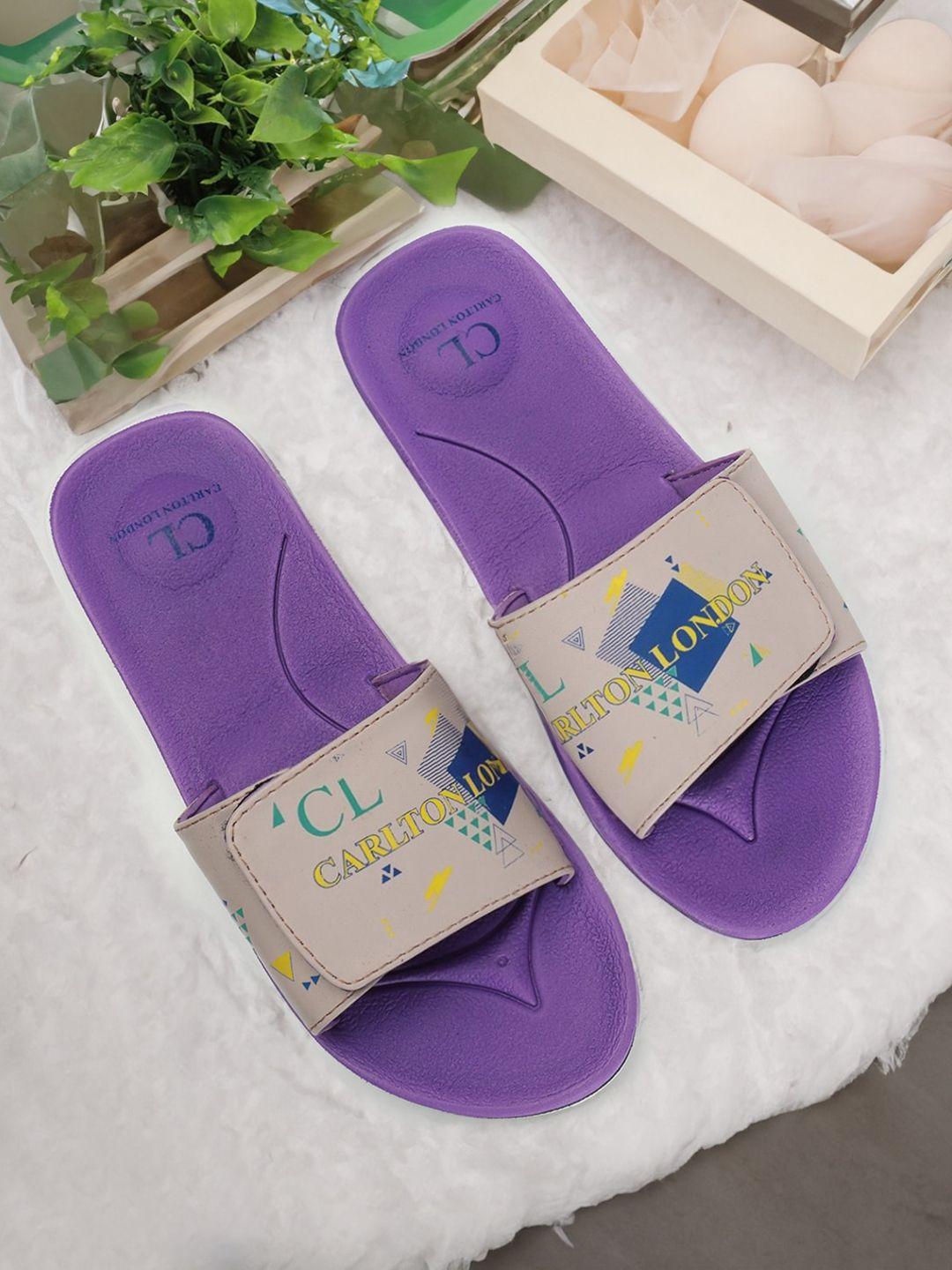 carlton london women printed sliders