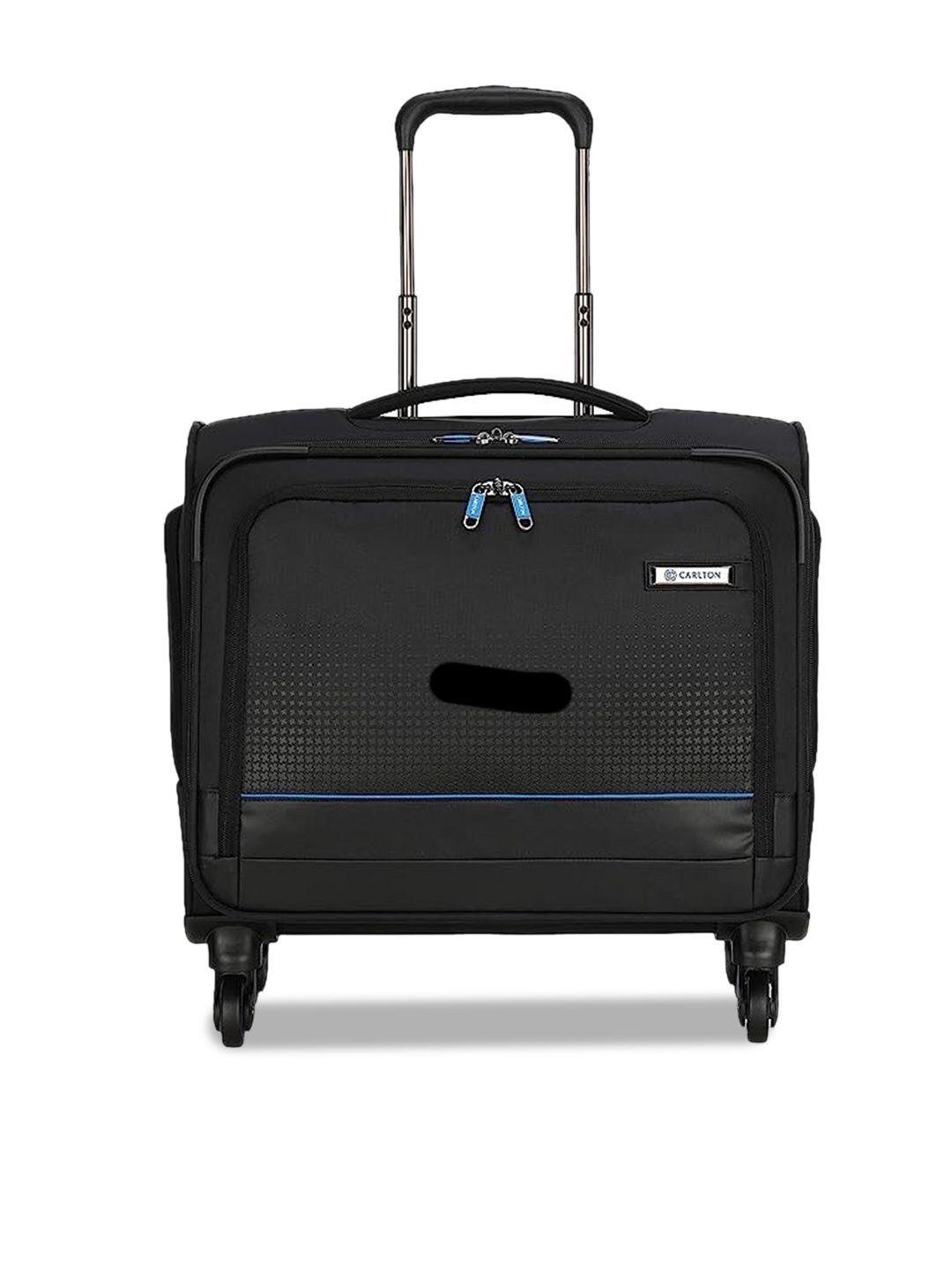 carlton soft sided cabin trolley bag with laptop compartment