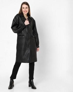 carmen trench coat with flap pockets