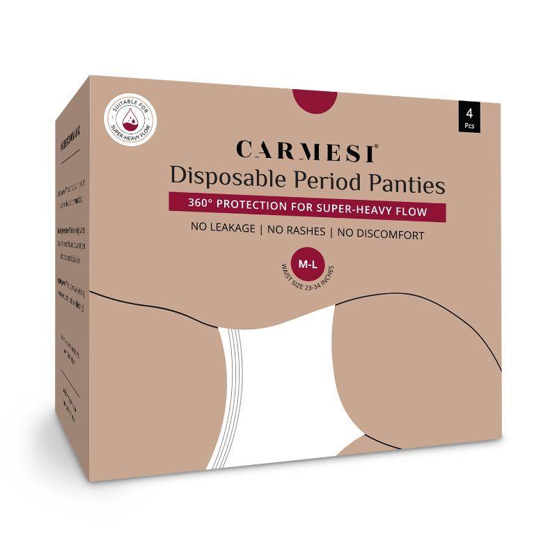 carmesi disposable period panties (m-l)|maternity panties