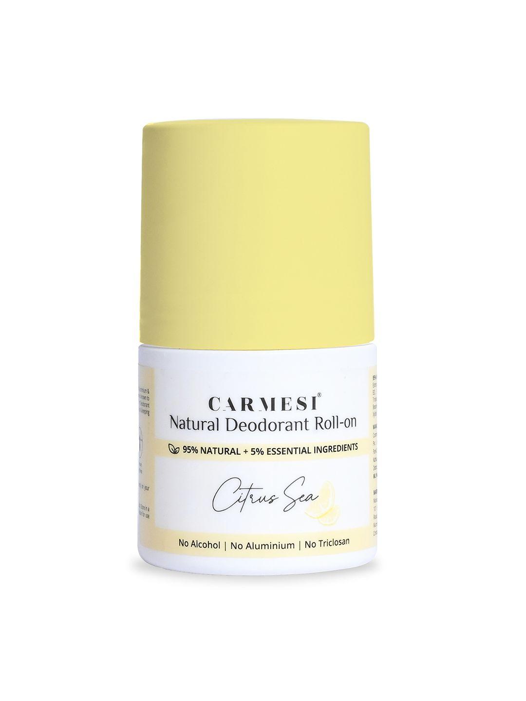 carmesi women natural deodorant roll-on citrus sea 50 ml