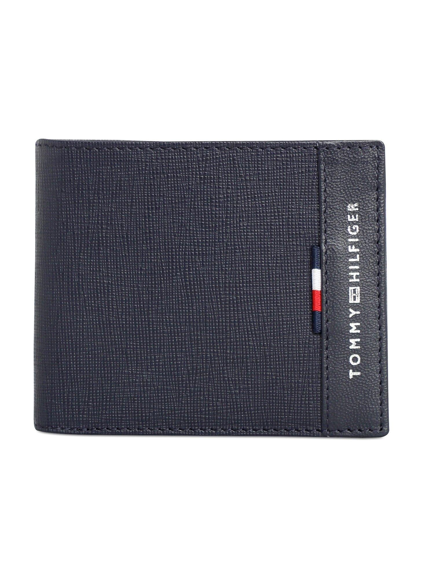 carmine mens leather global coin wallet textured navy